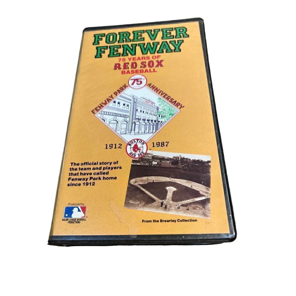Forever Fenway 75 Years of Red Sox Baseball (1912-1987) VHS Tape